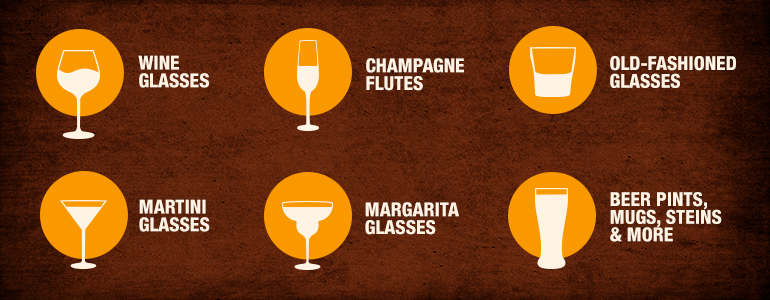 Glassware comes in various types in order to enhance the flavors of your favorite spirits, much like mini oak barrels.